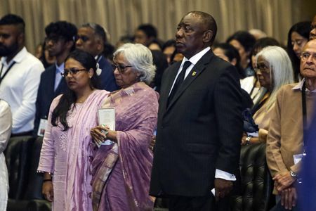 ‘Consider what you can do to serve our country,’ Ramaphosa urges mourners as nation bids farewell to Pravin Gordhan