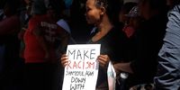 A Kopanang Africa Against Xenophobia march in Johannesburg on 18 April 2026