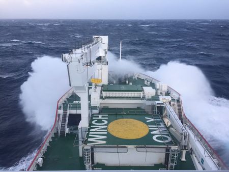 Swell times as SEAmester team weathers massive storm