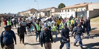 March And March Protest Against High Crimes And Illegal Immigration In Pretoria