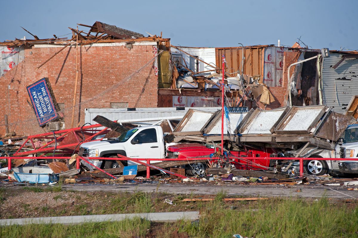 Dozens of tornadoes strike Oklahoma, killing at least four