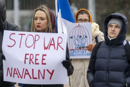 Russian police arrest more than 100 Navalny supporters - monitoring group