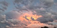 Stormy clouds over Clarens.