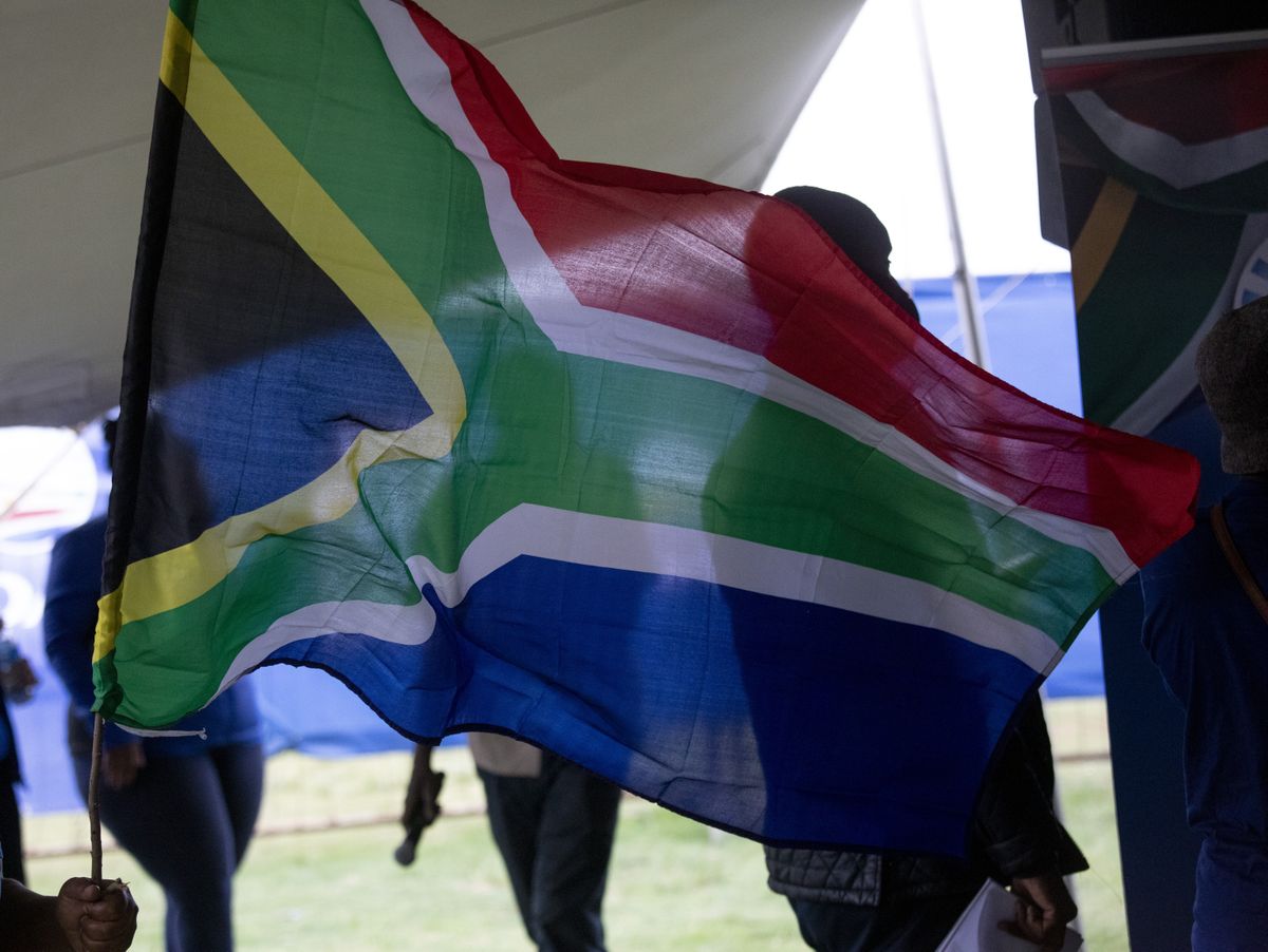 South Africa's Ramaphosa calls opposition flag-burning ad 'treasonous'