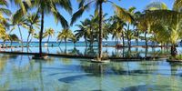 Poolside at Troux aux Biches, Triolet, Mauritius. Image: Shalen Misser