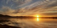 Sunset at Knysna lagoon. Image: Gordon Knight 