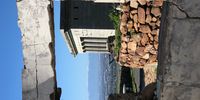 From Rhodes to Ruin - Rhodes Memorial viewed from the ruins of the Tea Room. Image: Lesley Fiona Caplan<br>