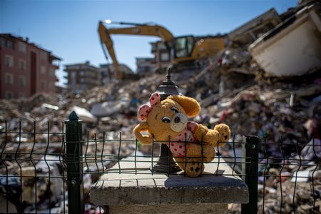 In images: Friday prayer at a shelter tent camp in Turkey