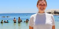 The Ocean Guardians workshop - I Am Water's flagship programme - involves rock pool exploration, a beach clean-up and snorkelling, according to Katherine Wallis, education and communications manager at the nonprofit. "A lot of the kids who join us are snorkelling for the first time... so it's a really transformative experience for them," she said. (Photo: Tamsin Metelerkamp)