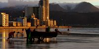 Fishermen will fish at new moon tonight. Strand beach. Image: Anneen Steyn-Durand 