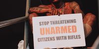 No More Threats, End Sars. Photo by Kayode Moyosade.