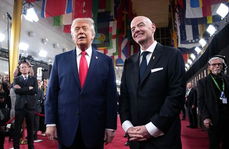 Infantino says football can heal conflict, critics say gesture is more PR than peace