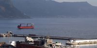 Russian cargo ship Lady R leaves Simon’s Town naval base on Friday, 9 December 2022, after three nights of frenzied activity. (Photo: Supplied)