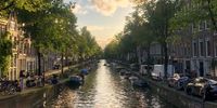 Amsterdam canal after rain. Photographer: Anita Gioia