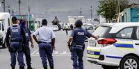 Police Operations and Essential Services Personnel operating under lockdown period in Fish Hoek and Masipumelela in the Cape Peninsula, near Cape Town, Western Cape, South Africa, RSA