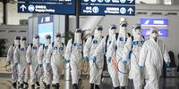 Firefighters prepare to conduct disinfection at the Wuhan Tianhe International Airport on April 3, 2020 in Wuhan, Hubei Province, China. Wuhan, the Chinese city hardest hit by the novel coronavirus outbreak, conducted a disinfection on the local airport as operations will soon resume on April 8 when the city lifts its travel restrictions. (Photo by Getty Images)