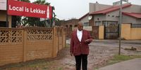 February 23, 2017. Sipho Sibiya, a South African businessman stands outside his shop in Atteridgeville. Pretoria. Picture: JAMES OATWAY