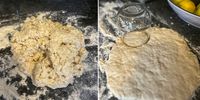 Roll the dough on the surface and using a cup or drinking glass, cut into circles that are 2cm thick. (Photos: Ray Mahlaka)<br>