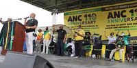 "The ANC Free State celebrated the Provincial 110th Anniversary at Kgubetswana Stadium in Clarens, Free State on Sunday 30 February. Hosted by the Interim Provincial Committee, the rally was well attended by members of the National Executive Committee (NEC), IPC and Interim Regional Committee (IRC).”Sdumo Dlamini and David Mahlobo.Photo:Supplied