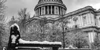 St Pauls Cathedral under snow. Photographer: Timothy Batchelder (Tim Batch) <br>