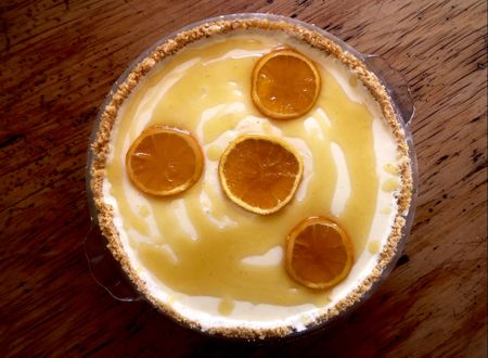 What’s cooking today: Glazed navel orange fridge tart