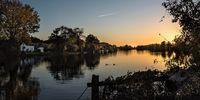River sunset. Photographer: David Reucassel