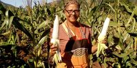 Busisiwe Mgangxela, 57, an agroecology farmer living in the Eastern Cape, grows her own food and sells the surplus in Hogsback. (Photo: supplied)