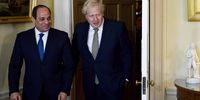 Egyptian President Abdel Fattah al-Sisi, left, meets British Prime Minister Boris Johnson at Downing Street in London, 21 January 2020. (Photo: EPA-EFE / Neil Hall)