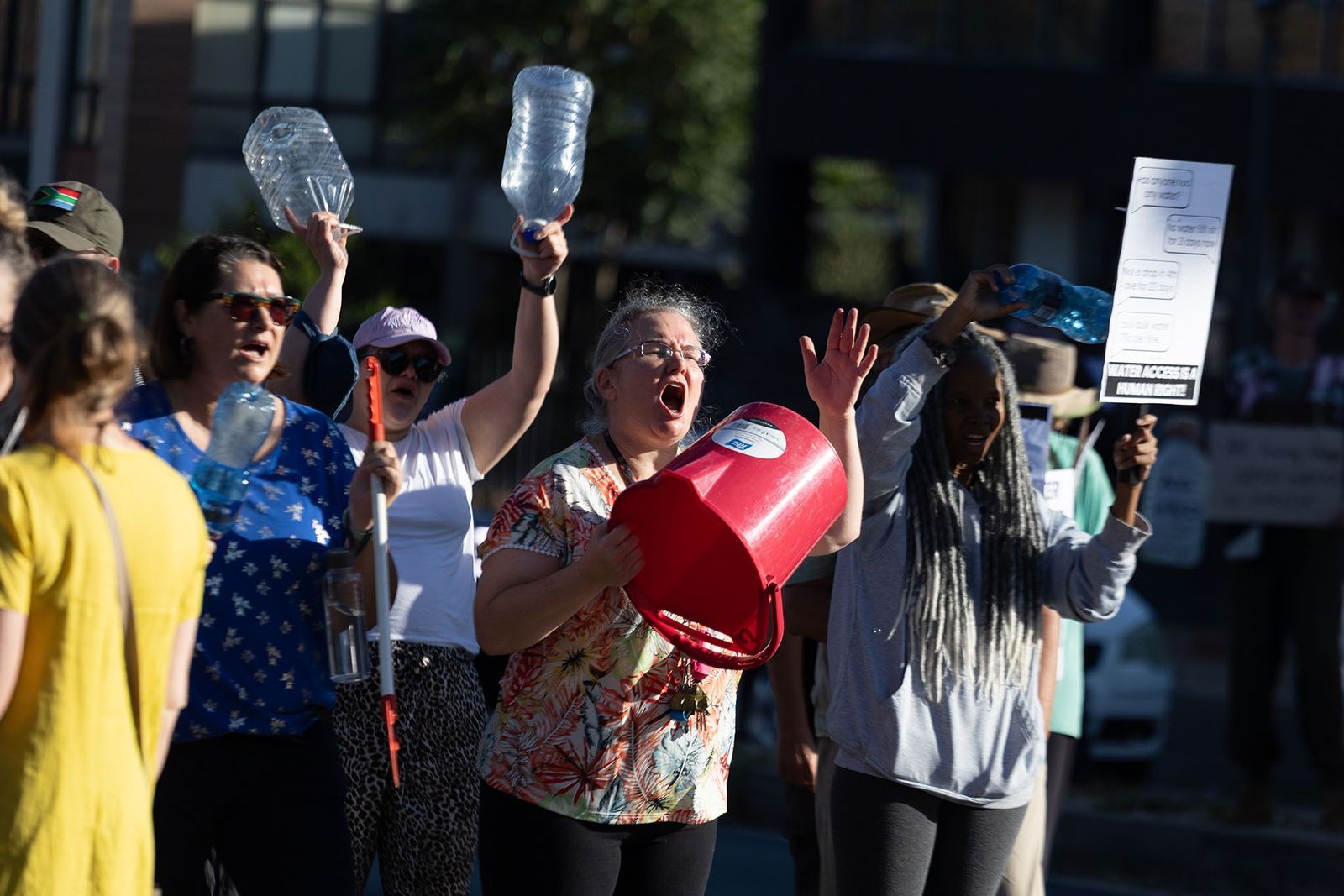 No water for 24 days, Joburg protesters scream at city leaders