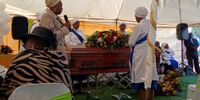 Family and loved ones gathered at Refilwe Diloane's family home to pay their last respects to her son Oratile Diloane. (Photo: Lerato Mutsila)