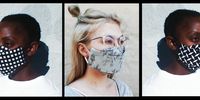 A selection of masks from the Loincloth and Ashes collection. Image via loinclothandashes.com