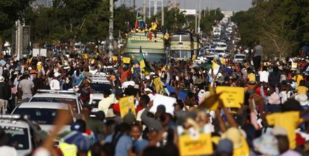 Rugby fans hit the streets to show the Bokke some Gauteng love