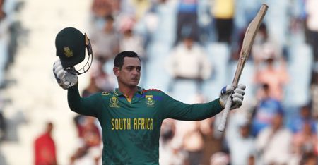 Another De Kock century powers Proteas to successive Cricket World Cup victory