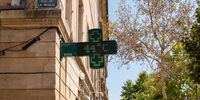 A digital screen displays the temperature of 43 degrees Celsius outside a pharmacy during high temperatures in Aix-en-provence, France, on Thursday, 24 August, 2023. (Photo: Jeremy Suyker/Bloomberg via Getty Images)