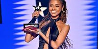 LOS ANGELES, CALIFORNIA - JUNE 30: Tyla accepts the Best International Act award onstage during the 2024 BET Awards at Peacock Theater on June 30, 2024 in Los Angeles, California. (Photo by Paras Griffin/Getty Images for BET)