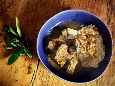 What’s cooking today: Beef short rib with lavender & orange