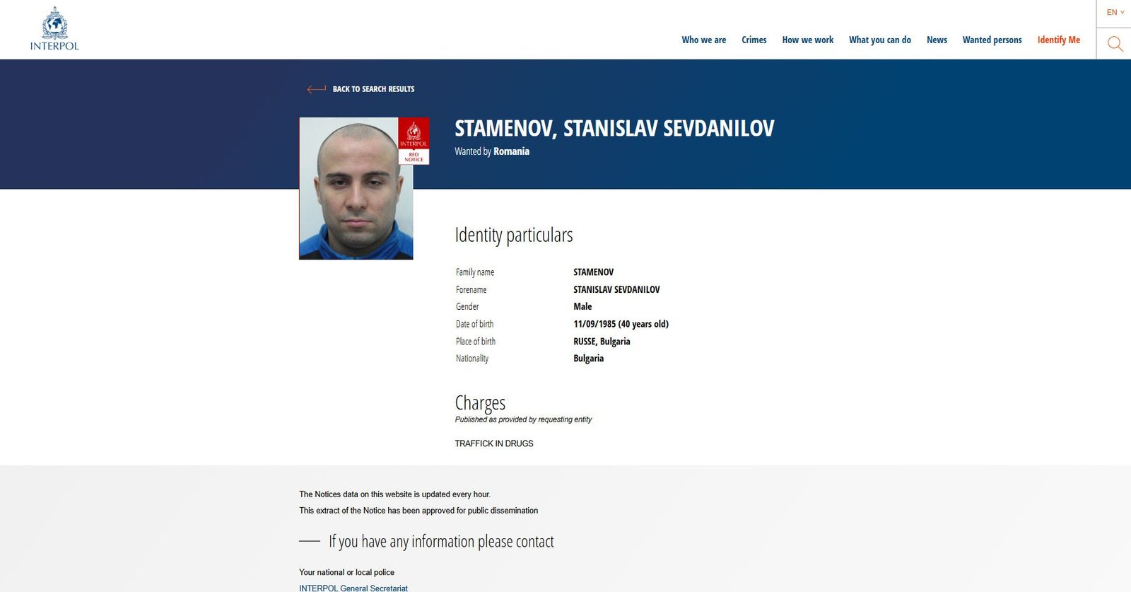 Fugitive gym trainer Stamenov's arrest was lawful, court hears