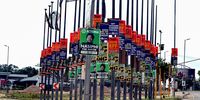 Election Posters And Billboards Displayed In Pretoria.