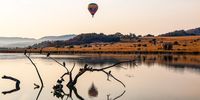 Hot Air Balloon fun at Mankwe Dam. Photographer: Roger Allan Lee