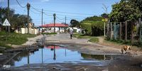 A huge water leak in Walmer Township in Nelson Mandela Bay. (Photo: Donna van der Watt)