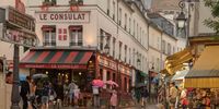 Montmarte in the rain. Photographer: Derick Coetzer