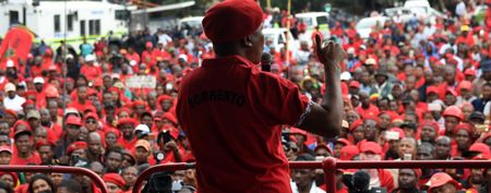 Politics of distraction at play as EFF drowns out Gordhan’s testimony