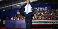 President Trump Holds Rally In Nebraska Supporting GOP Candidates