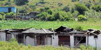 Destroyed homes after a 15 January arson attack on Bhuje Village, Port St Johns. (Photo: Hoseya Jubase)