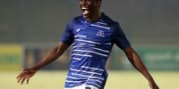 Bongokuhle Hlongwane of Maritzburg United celebrates during the 2021 KZN Premiers Cup Final match between Maritzburg United and Royal AM on 08 August  2021 at the Chatsworth Stadium, Chatsworth  ©Muzi Ntombela/BackpagePix
