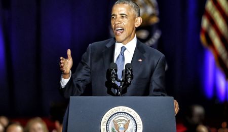 Obama says 'Yes, We Did' in emotive farewell address