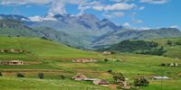 Tranquil life below the majestic Drakensburg. Photographer: Viv Sandwith 