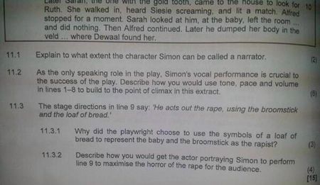 Analysis: The outrage over exam ‘baby rape’ question is justified
