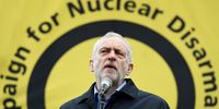 Corbyn speaks at an anti-Trident protest organised by CND in London on 27 February 2016. (Photo: EPA/Andy Rain)