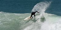 Surfers at Jeffreys Bay in the Eastern Cape on 11 December 2024. (Photo: Deon Ferreira)